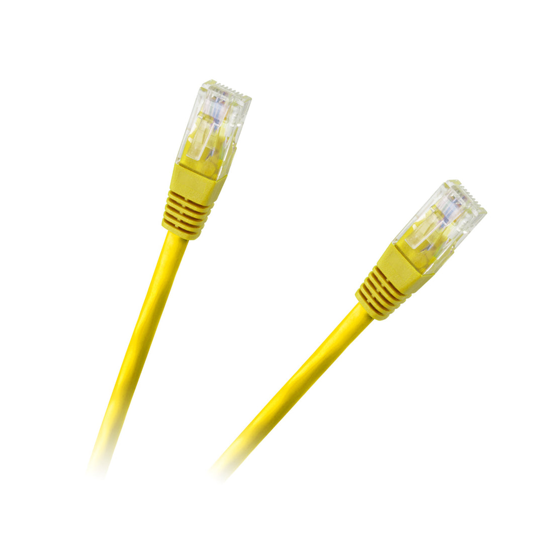Patchcord UTP Kabel 8c 1.5m CCA gelb für Netzwerke KPO2779E-1.5