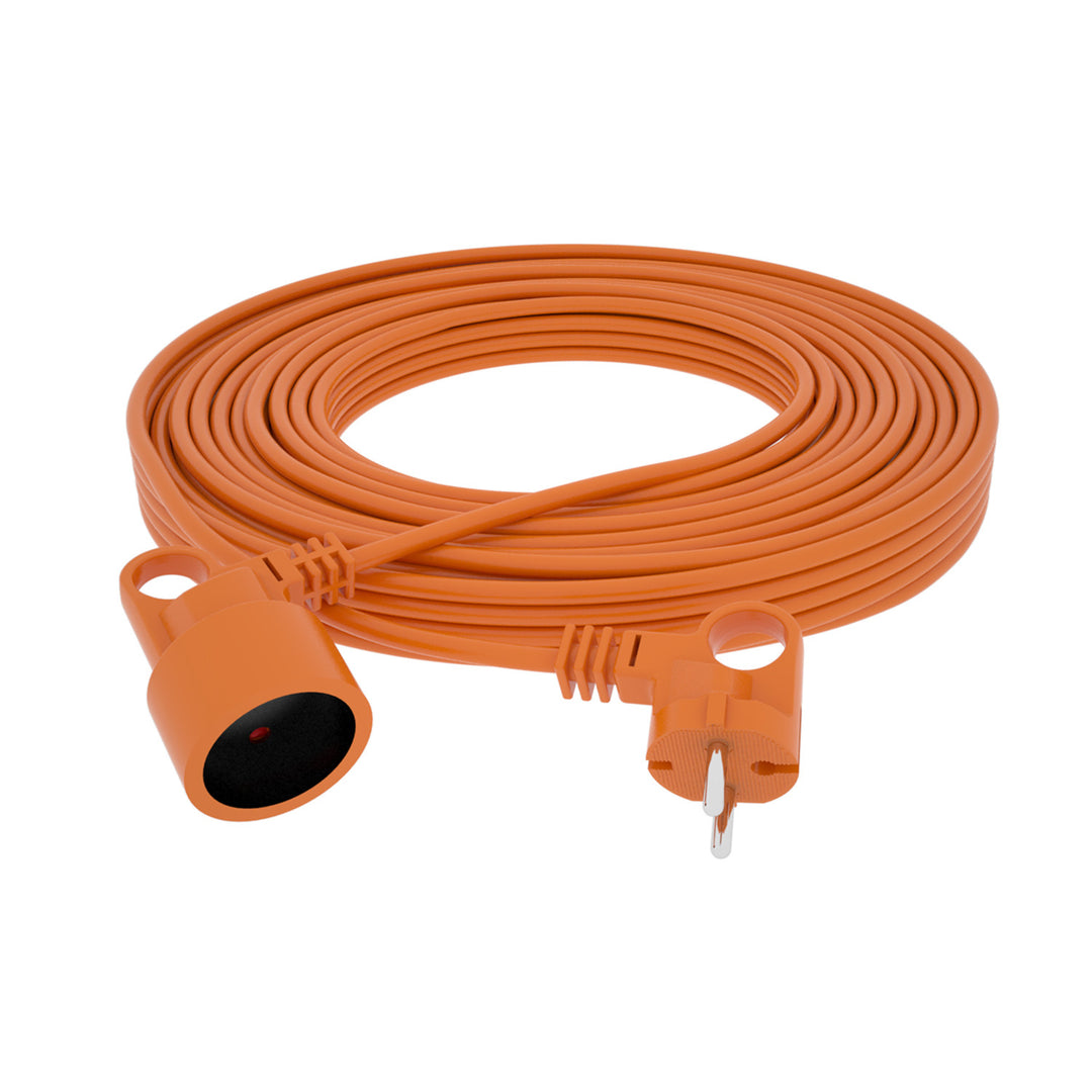 Acar Garten-Verlängerungskabel, 2x1mm, 2300W, 10m, orange, M01805