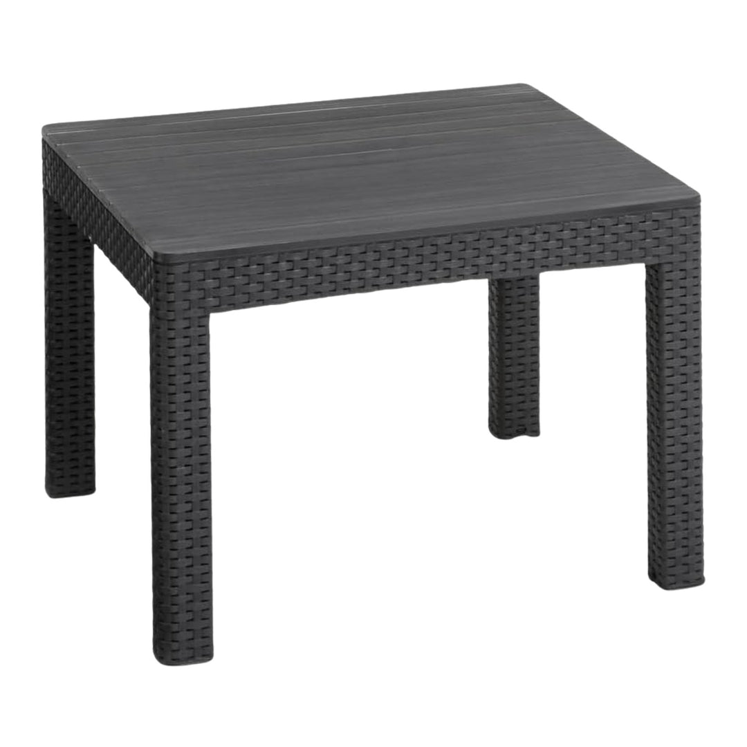 Keter Tisch, Garten, quadratisch, Graphit, Orlando kleiner Tisch
