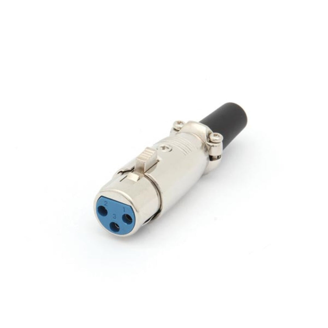 3P XLR Audio Buchse vernickelt kurz Velleman CA092