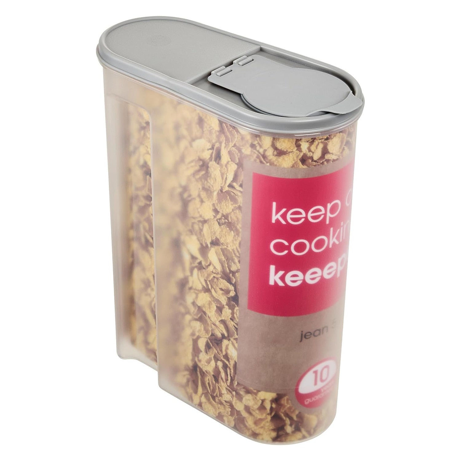 Keeeper Müslibehälter, transparente Seiten, 5l, Jean – Euroelectronics DE