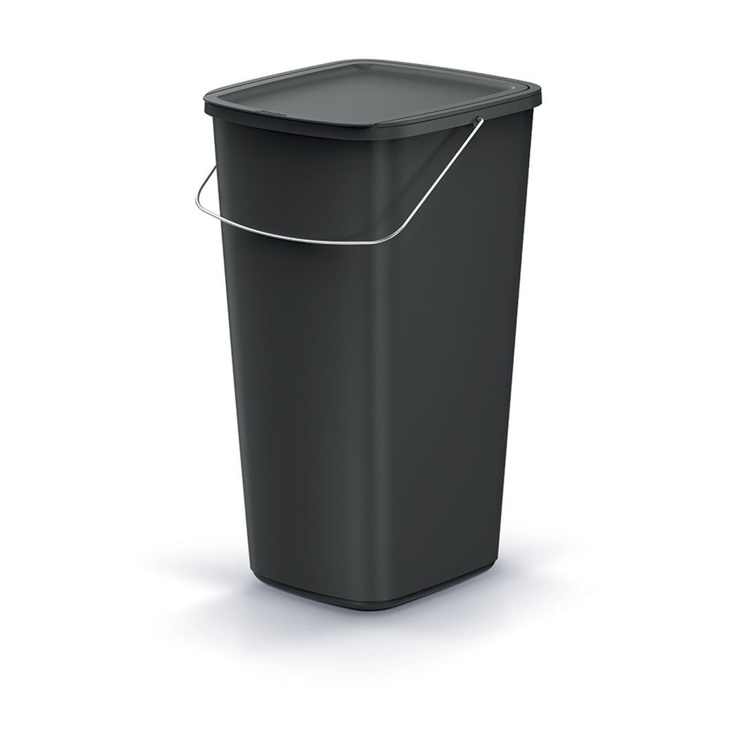 Papierkorb Keden, schwarz, Inhalt 25L, Compacta Q Basic