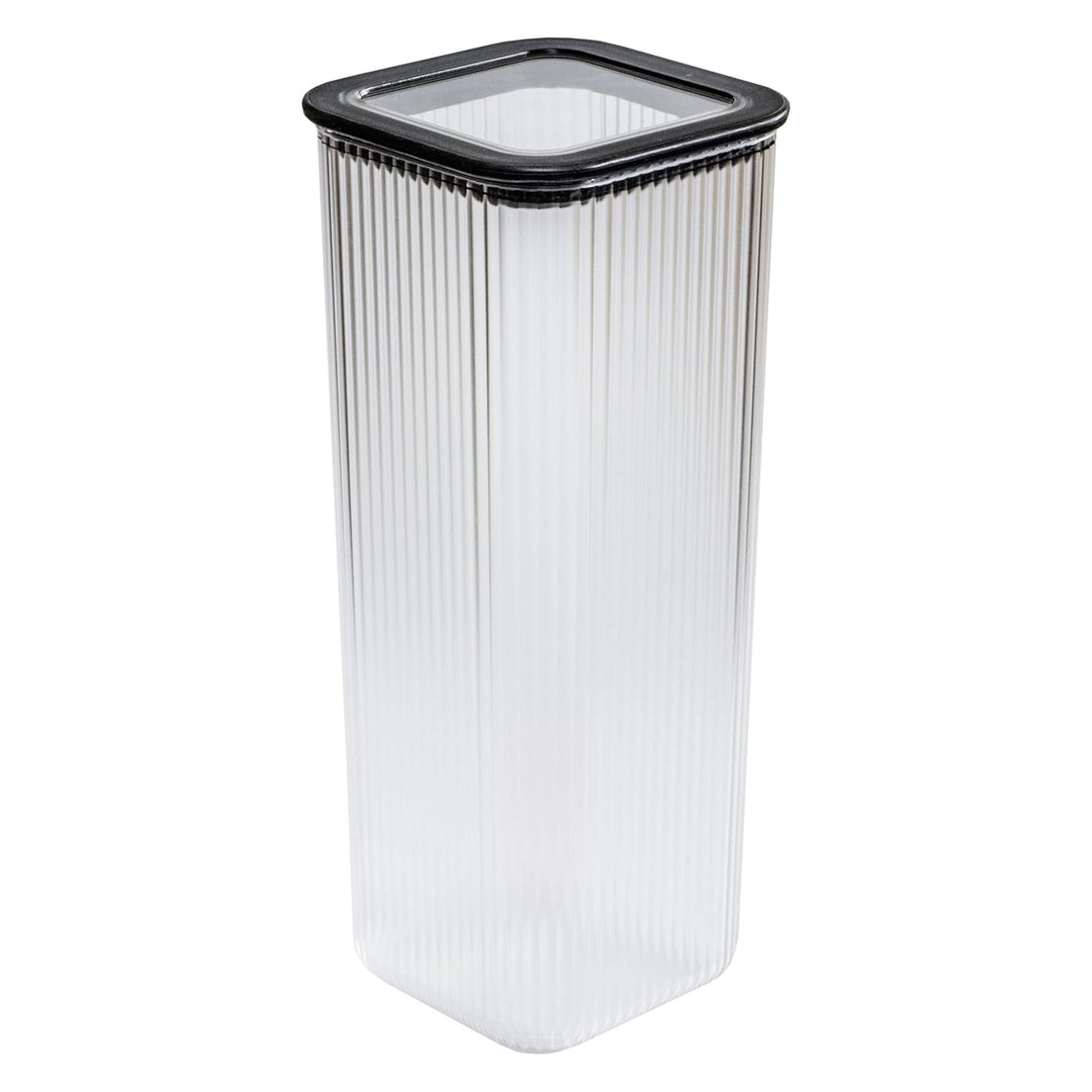 Branq Küchenbehälter, für Lebensmittel, 2,38 l, transparent mit schwarzem Verschluss, Neroli