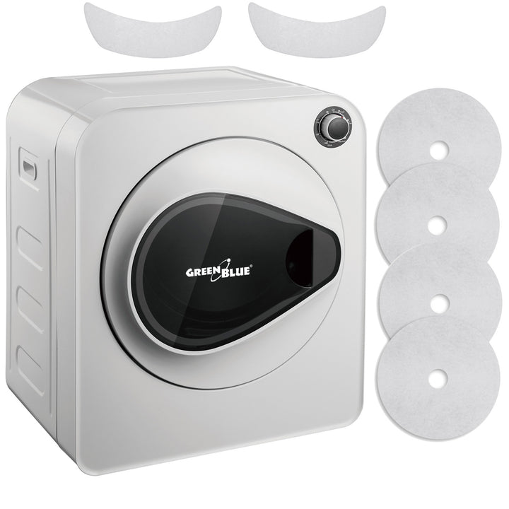 GreenBlue elektrischer Wäschetrockner für 3 kg Wäsche, GB405+ 2 Stk. GreenBlue GB483 Wäschetrockner Filtersatz