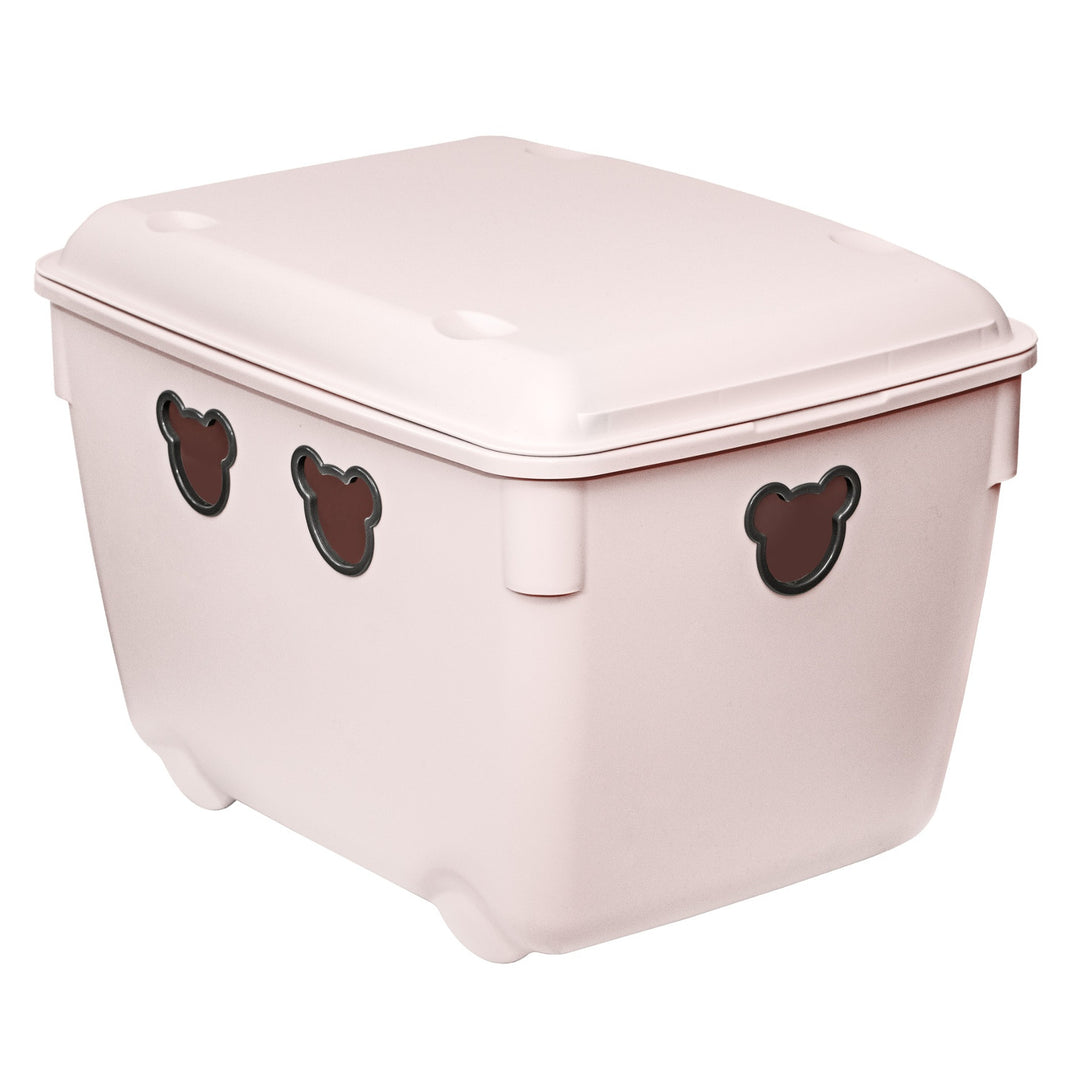 Branq Spielzeugeimer, 40l, robust, rosa, Bär Kunststoff