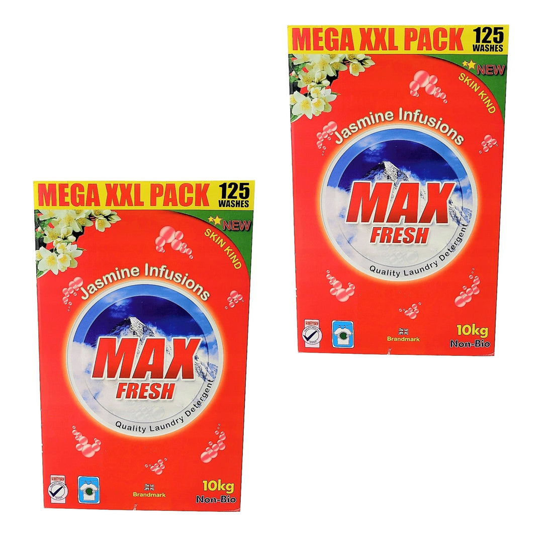 Max Fresh Universal-Waschmittel 2x 10 kg 250 Wäschen