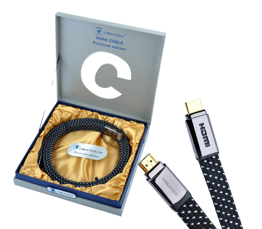 Kabel, HDMI-HDMI-Kabel 1,8 m Cabletech Platinum Edition