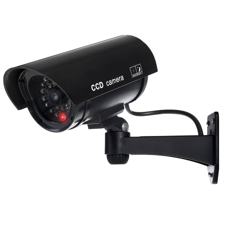 Kamera-Attrappe mit blinkender LED IR1100 B IR extern Schwarz