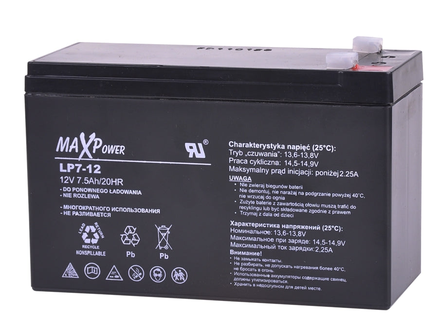Wartungsfreie Gel-Batterie 12V 7Ah Rebeld Lange Lebensdauer