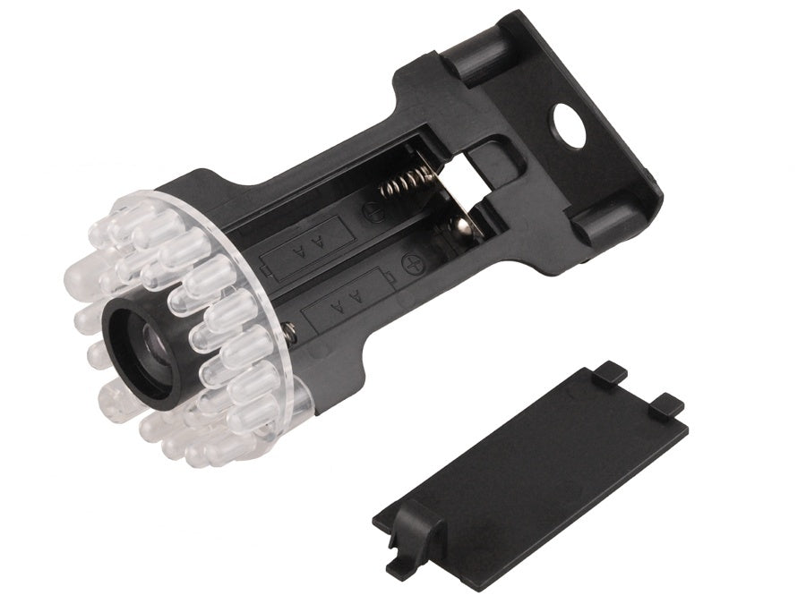 Realistische Kamera-Attrappe IR9000 B IR mit blinkender LED