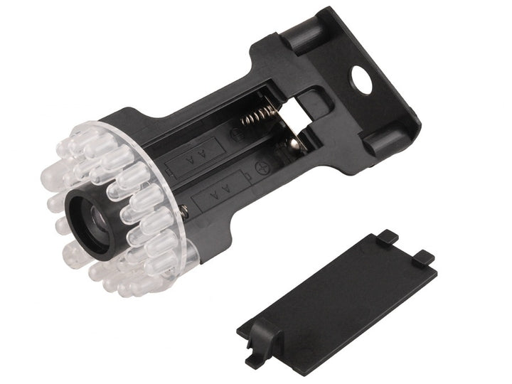 Realistische Kamera-Attrappe IR9000 B IR mit blinkender LED