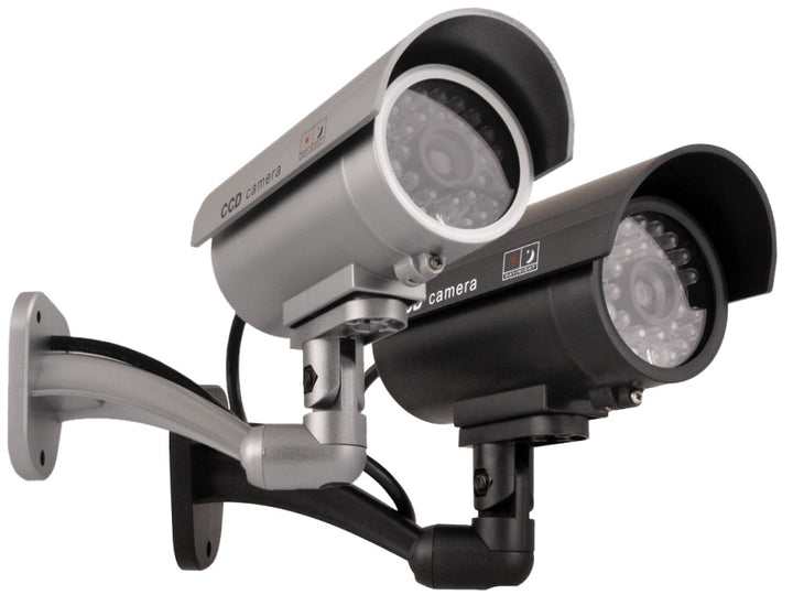 Realistische Kamera-Attrappe IR9000 B IR mit blinkender LED