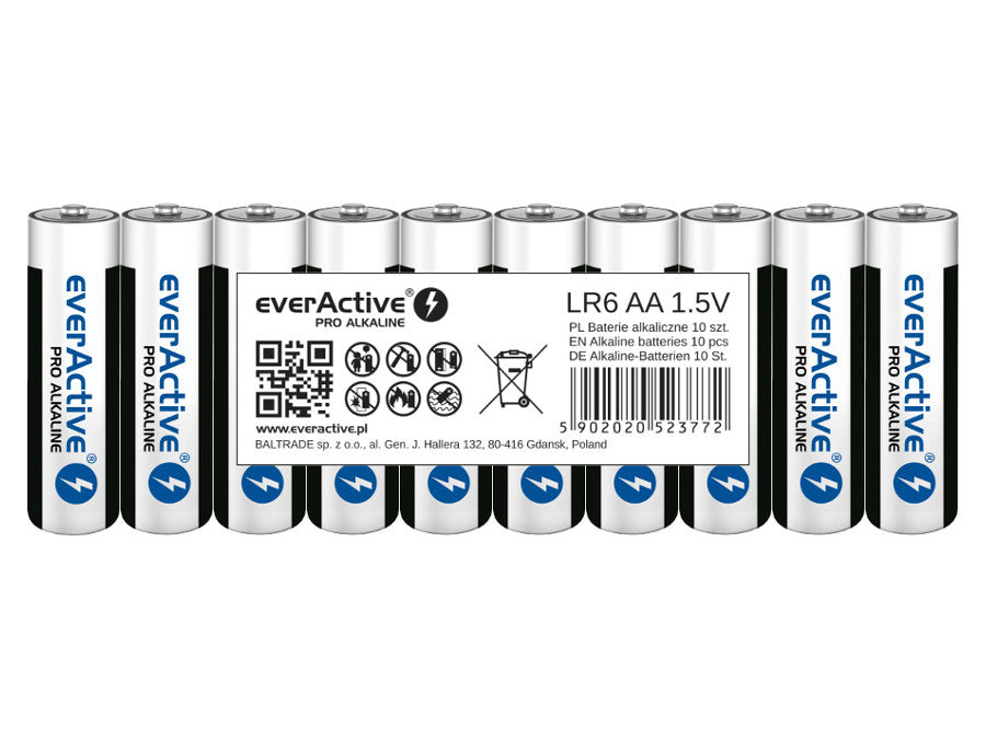 everActive Pro Alakline Batterie AA/AAA 10 stuck