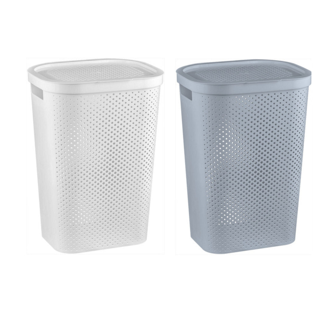 Curver Infinity 60L weißer Kunststoff mit großer Kapazität