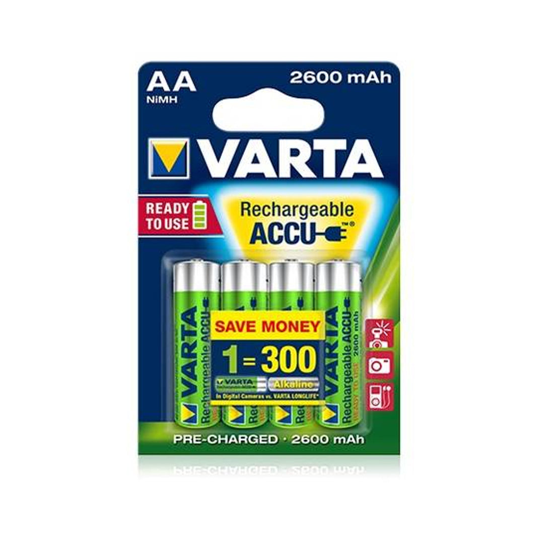 AAA AA Akku NiMH Varta Ready2use 4x wiederaufladbare Akkus