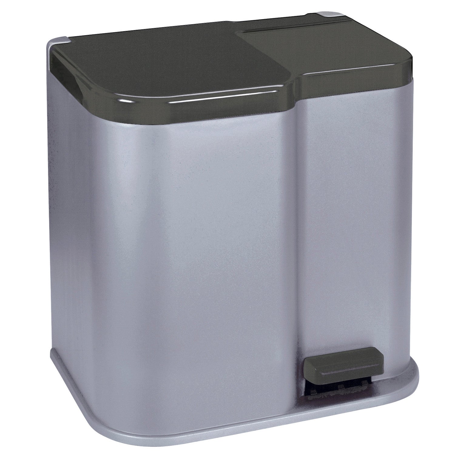 Curver Duo Pedalbin Doppelmülleimer 15 +6Liter für Mülltrennung zu Hau – Euroelectronics DE