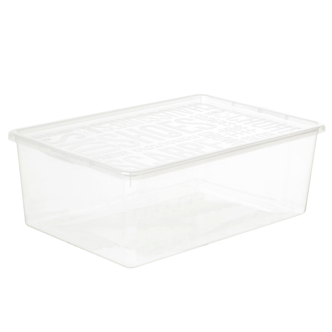 Plast Team Basic 9,5L Aufbewahrungsbox mit transparenten Wänden