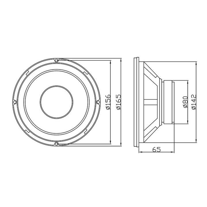 Basslautsprecher  B-165 & B-200 & B-250 Blow Woofer