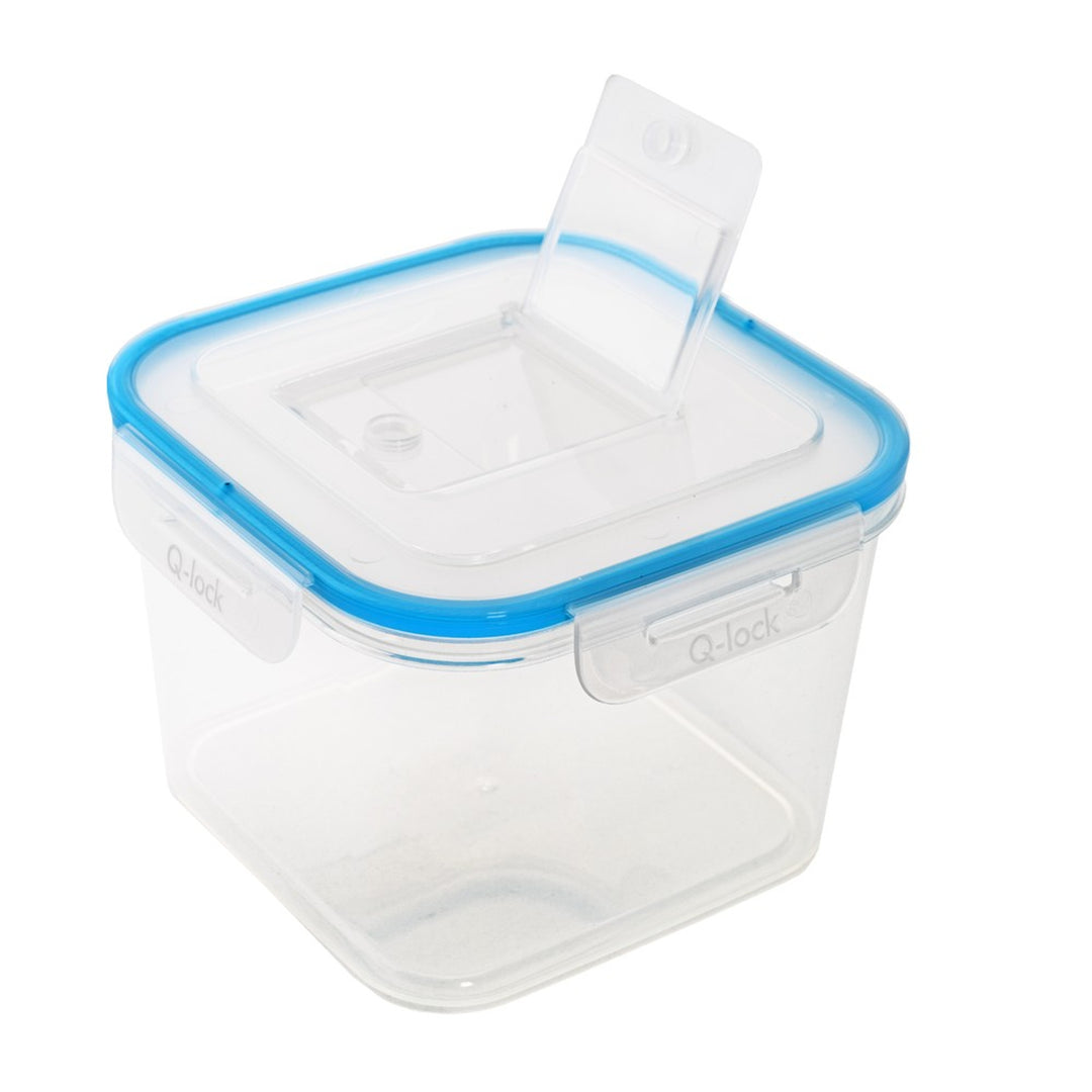 BranQ - Mehrzweckbehälter | Q-Lock 1,6L für Lebensmittel | Blau und transparent