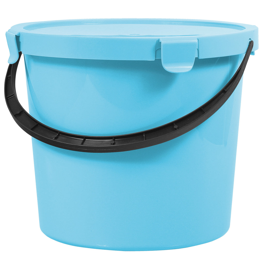 Plast Team Berry 10L Eimer mit Deckel hellblau
