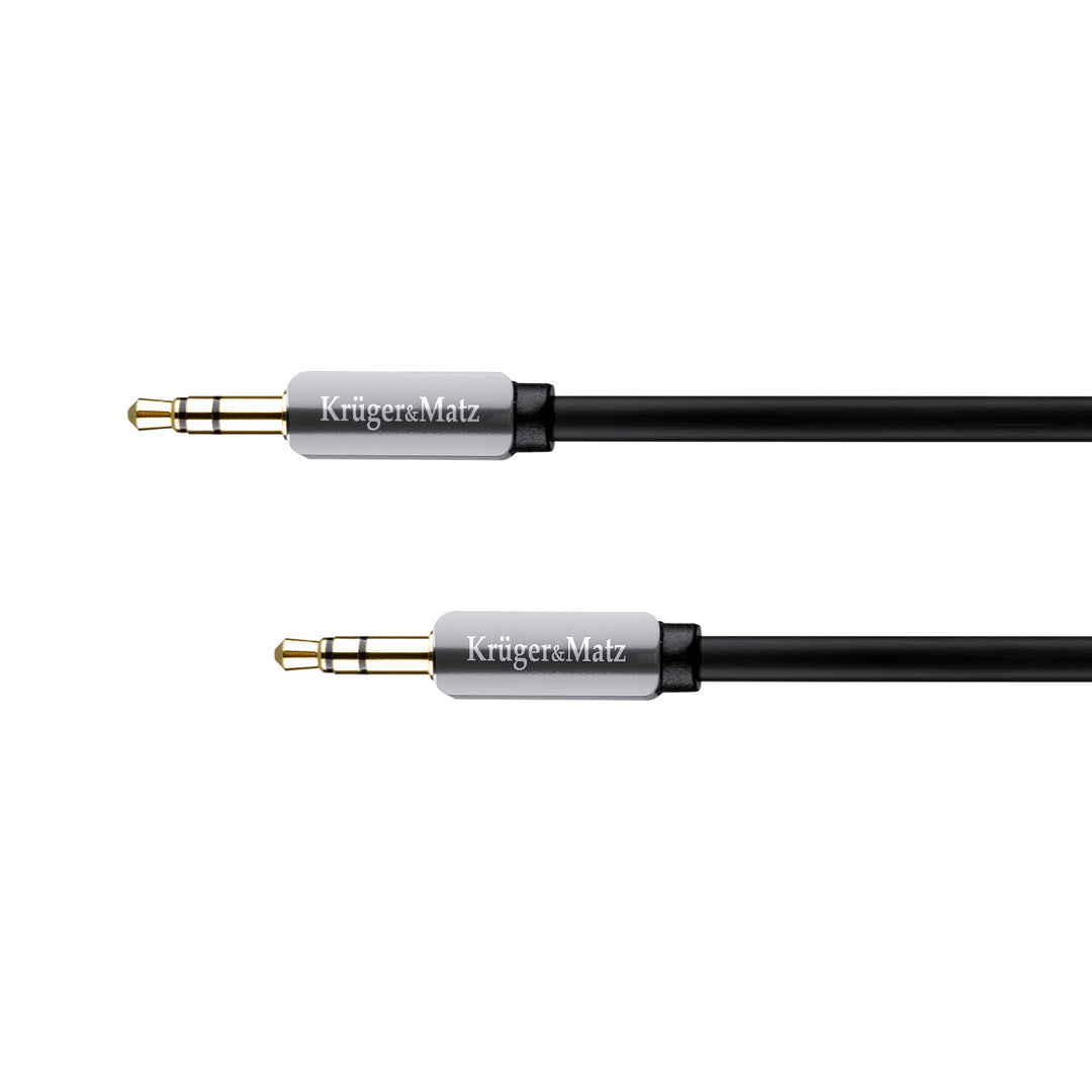 Krüger&Matz 3,5 Stereo-Klinkensteckerkabel 1,8m für Audioübertragung