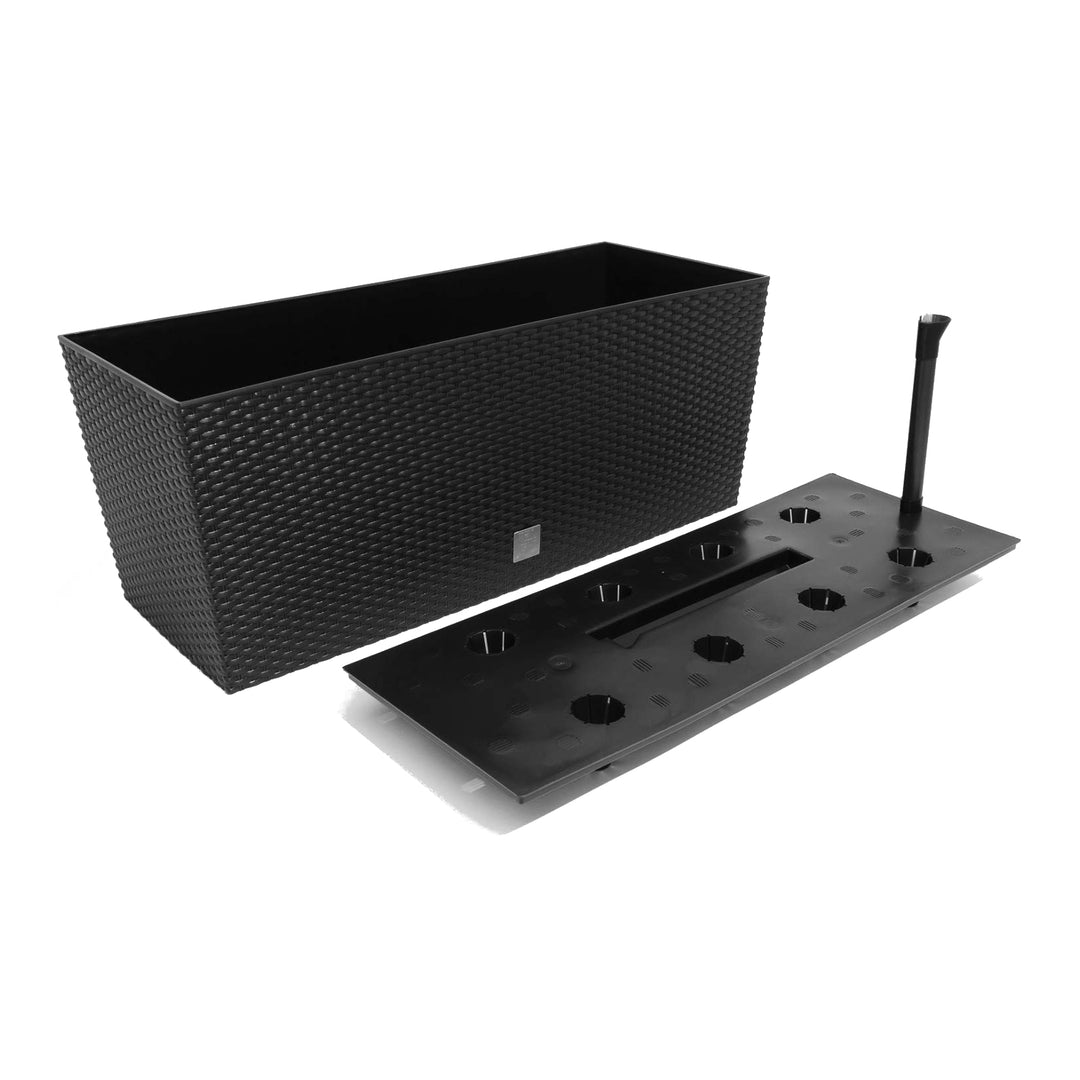 Rattan-Blumentopf Prosperplast Rato Case DRTC600 S433 anthrazit