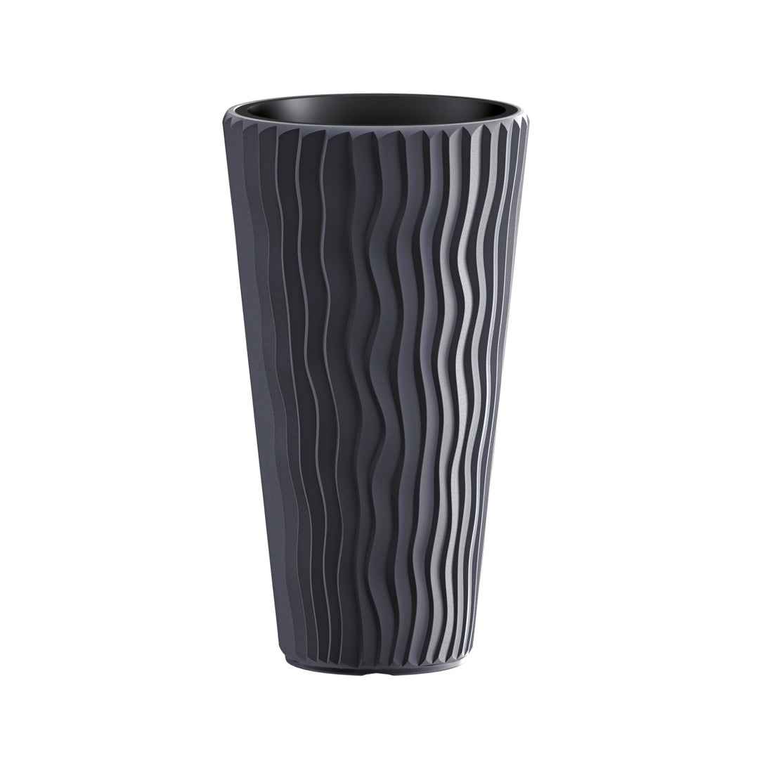 Blumentopf mit Einsatz Sandy Slim DPSP400-S433 - anthrazit