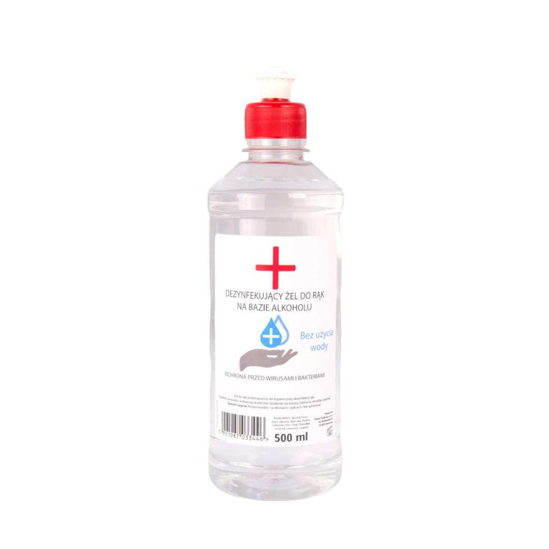 Händedesinfektionsgel ohne Wasser 70% Alkohol 500ml