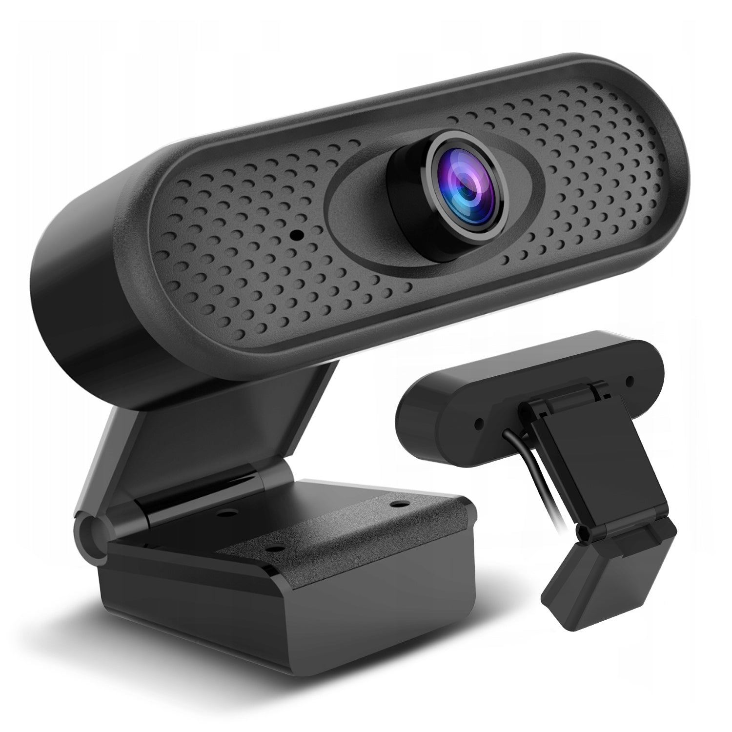 VBESTLIFE HD-Webcam 1080p – Mit Eingebautem Mikrofon, 180° Blickwinkel, USB 2.0, Für Videokonferenzen & Streaming