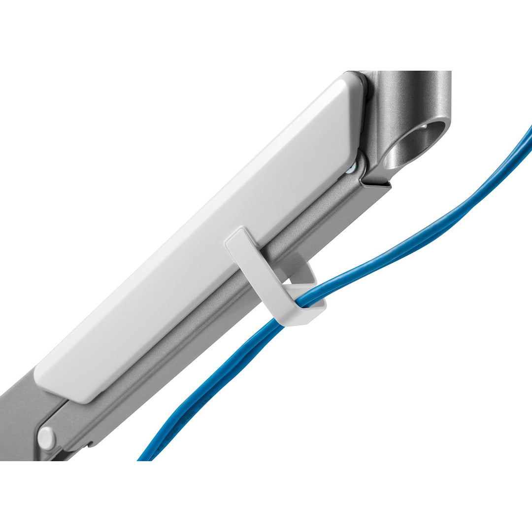 Monitorhalterung mit Gasfeder Tischhalterung Monitorarm Schwenkbar Neigbar Drehbar 13"-32" bis 9kg VESA 75x75 100x100 (Grau)