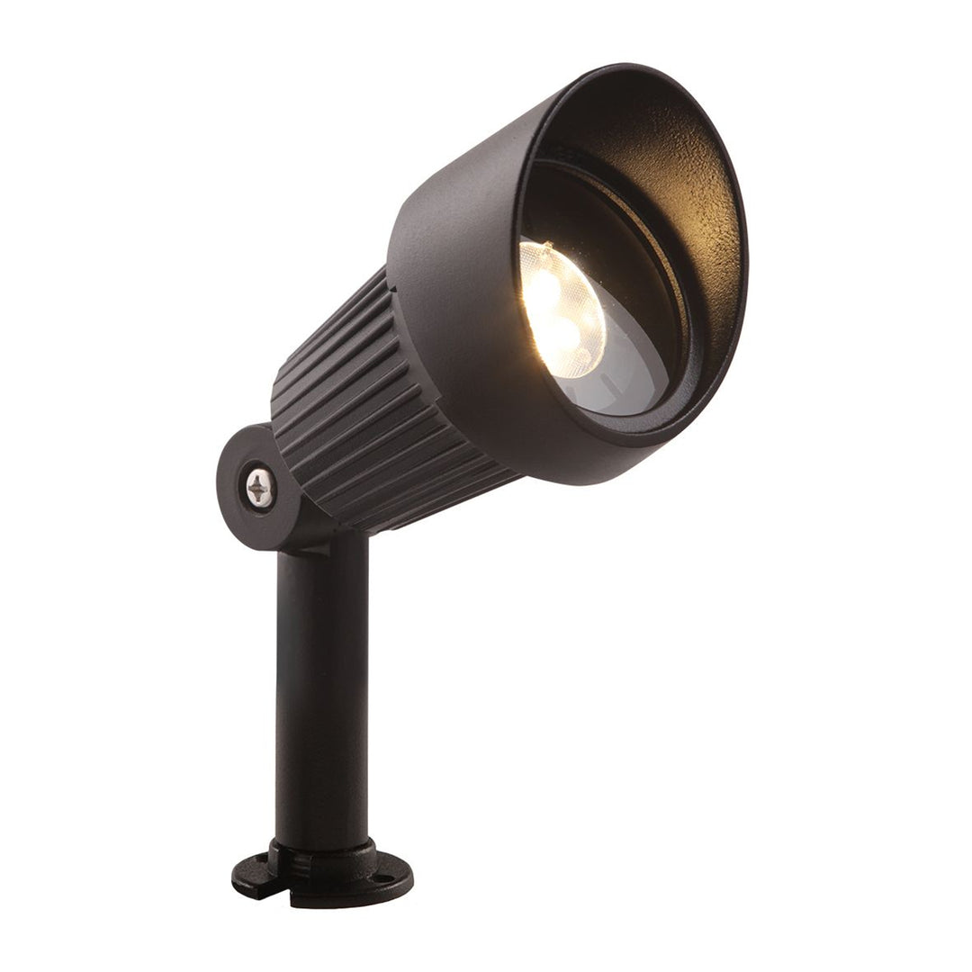 Focus Solar-Gartenstrahler,FOCUS LED-Strahler Alu schwarz