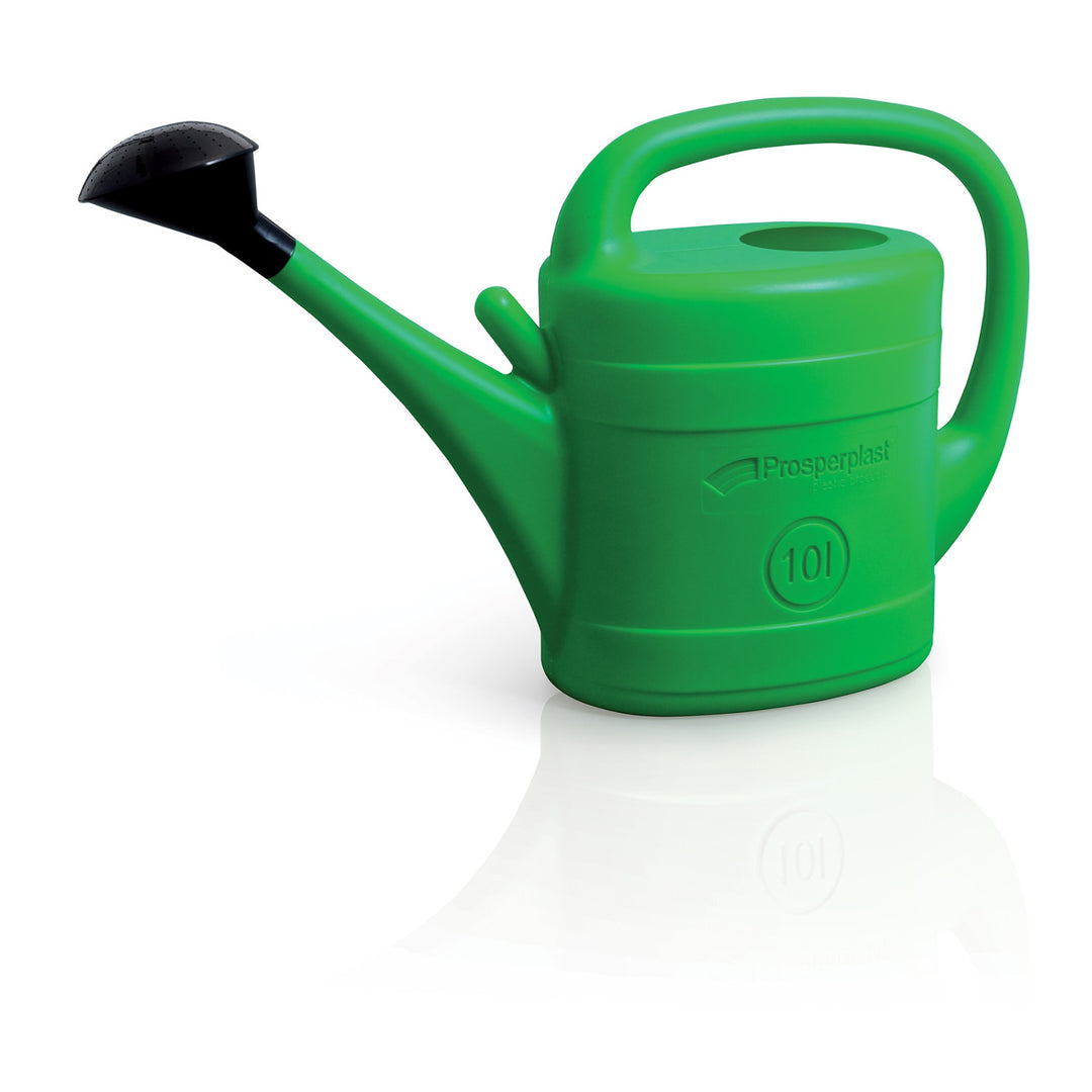 Prosperplast Spring 10L Gießkanne mit einem grünen Sieb IKSP10-G642