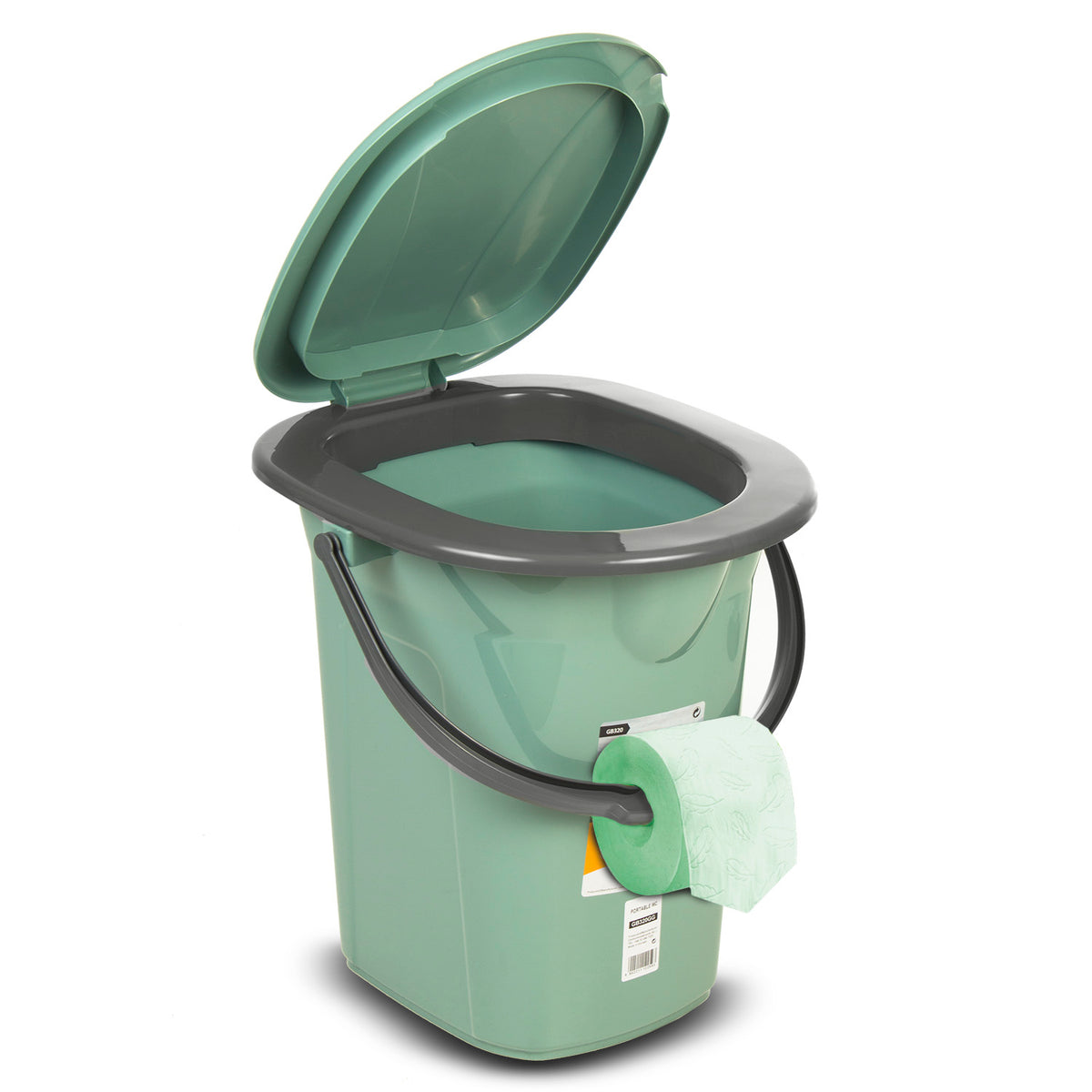 Campingtoilette Mit Papierhalter – Mobiles WC, Herausnehmbarer Tank, Ca. 36x45x35 Cm, Kunststoff