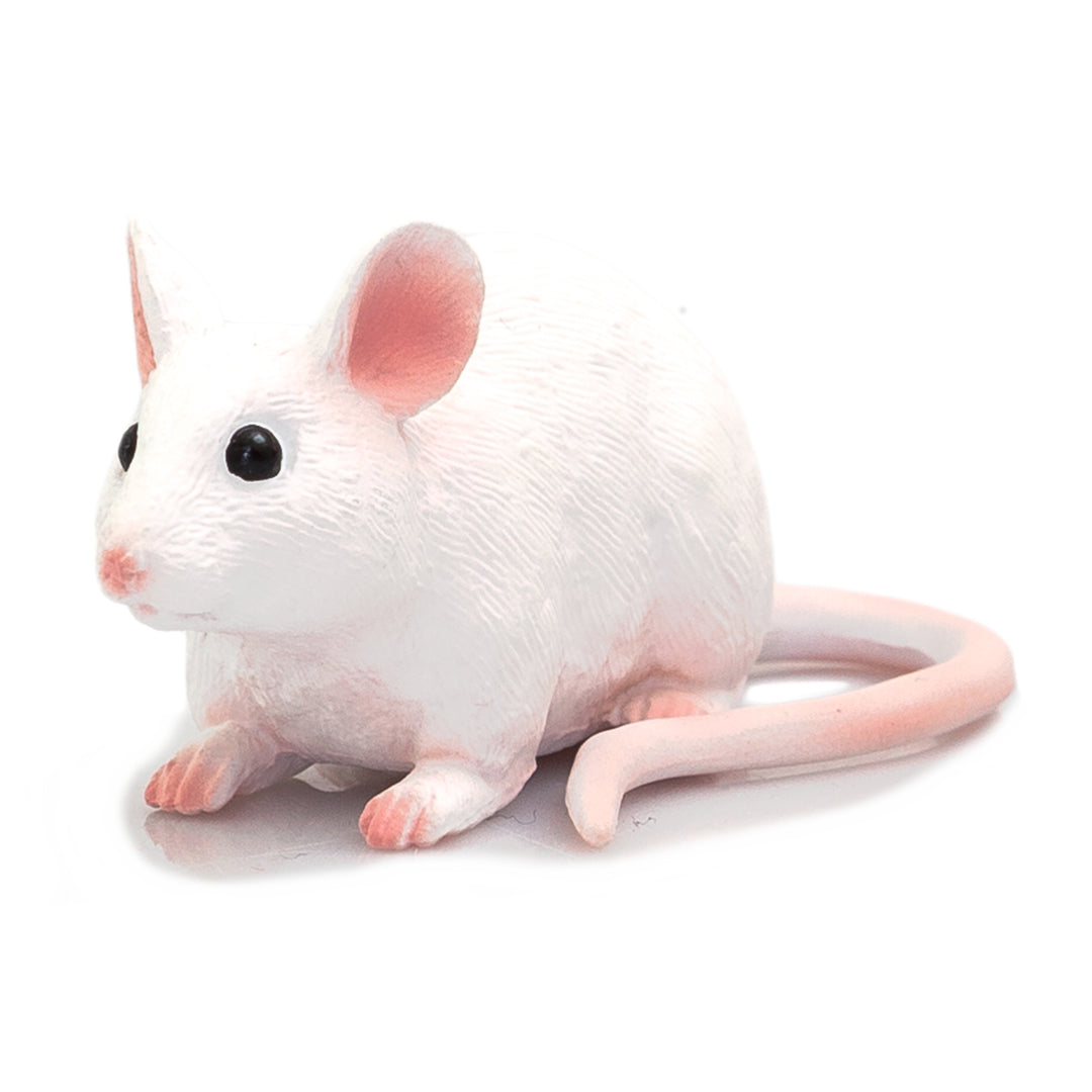 Animal Planet Tierfifur Spielfigur - Figur Mäuschen – 6,5 cm x 2,7 cm x 3 cm- detailgetreu u. handbemalt - qualitativ u. Sicher