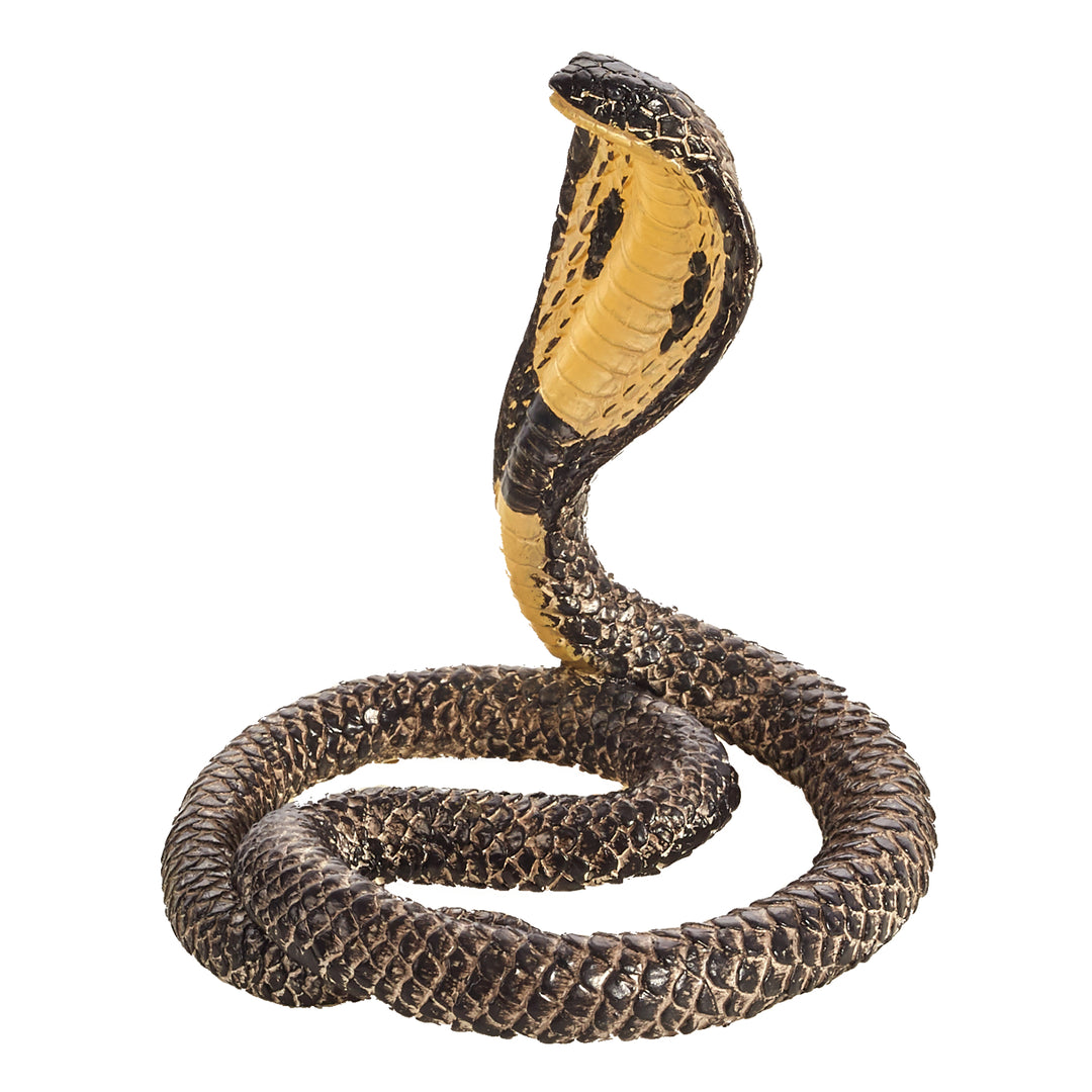 Animal Planet Tierfifur Spielfigur - Königskobra Figur, Animal Planet, 6 cm x 5,5 cm x 6,25 cm - detailgetreu u. handbemalt - qualitativ u. Sicher