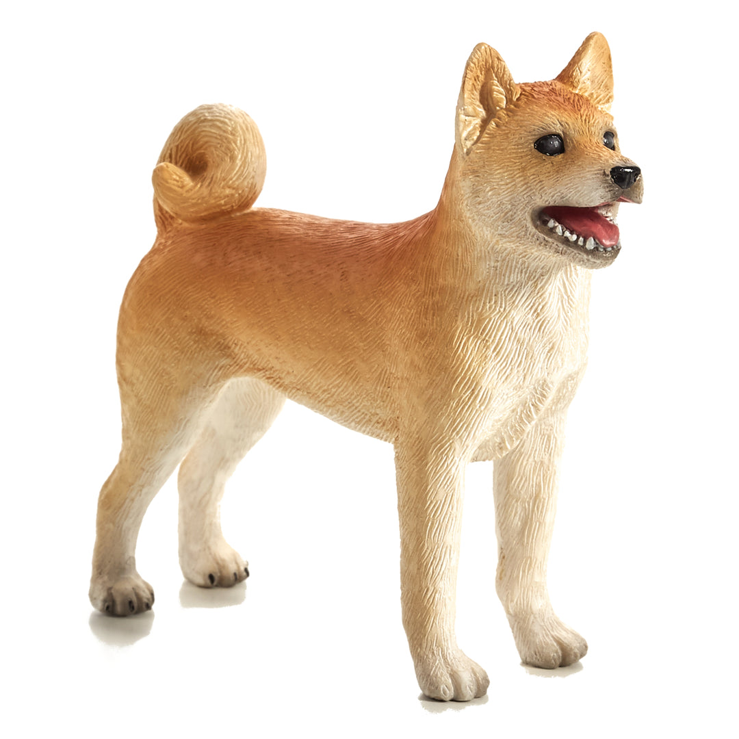 Animal Planet Tierfifur Spielfigur - Shiba Inu Hundefigur – 7 cm x 2,5 cm x 6,5 cm - detailgetreu u. handbemalt - qualitativ u. Sicher