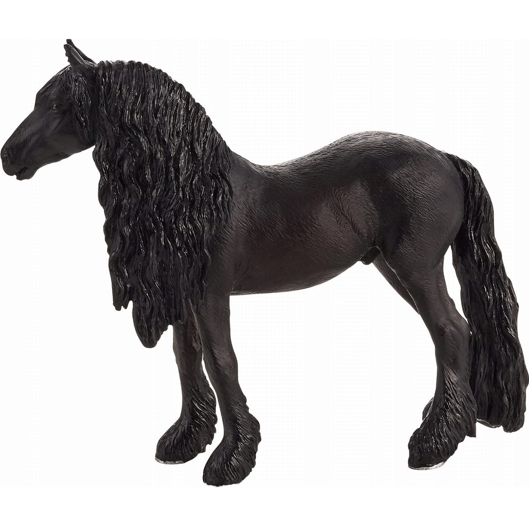 Animal Planet Tierfifur Spielfigur - Friese Pferd Figur – 12,3 cm x 4,2 cm x 10,8 cm - detailgetreu u. handbemalt - qualitativ u. Sicher