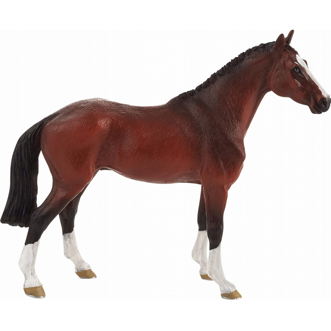 Animal Planet Tierfifur Spielfigur - Niederländische Warmblut Figur Pferd – 13,5 cm x 3,5 cm x 11 cm - detailgetreu u. handbemalt - qualitativ u. Sicher
