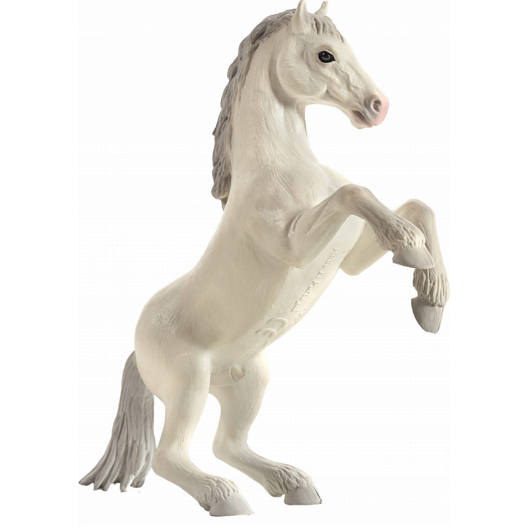 Animal Planet Tierfifur Spielfigur - Figur Weißer Mustang Rasse Pferd– 12 cm x 4 cm x 14 cm - detailgetreu u. handbemalt - qualitativ u. Sicher