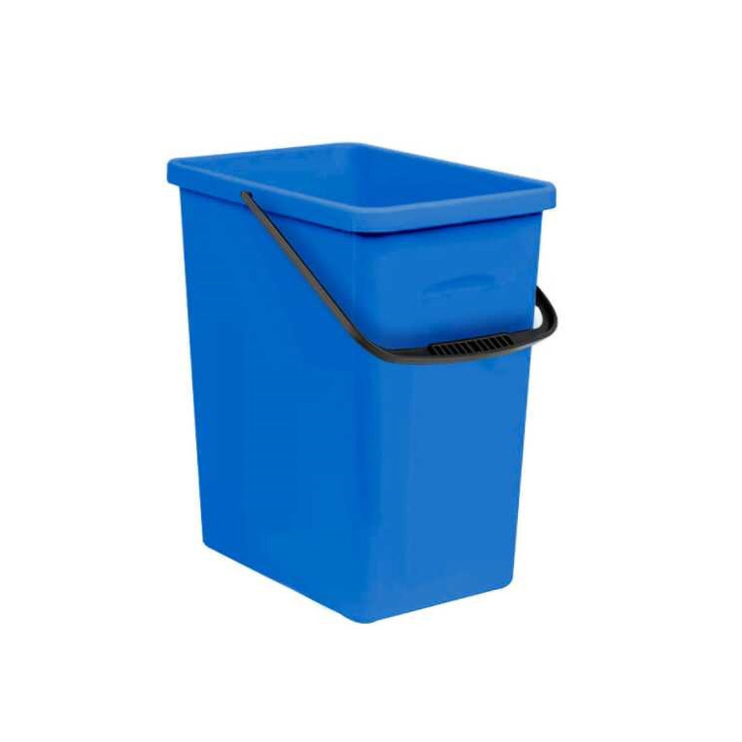 BranQ 1309 Abfalleimer Blau Mülltrenner Recycling Eco Vorratseimer 10L