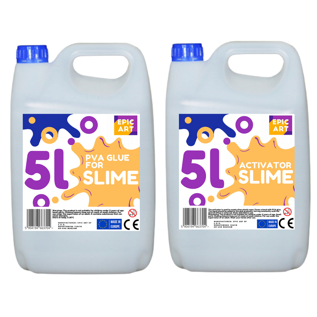 Flüssiger Aktivator + transparenter PVA-Kleber für Slime