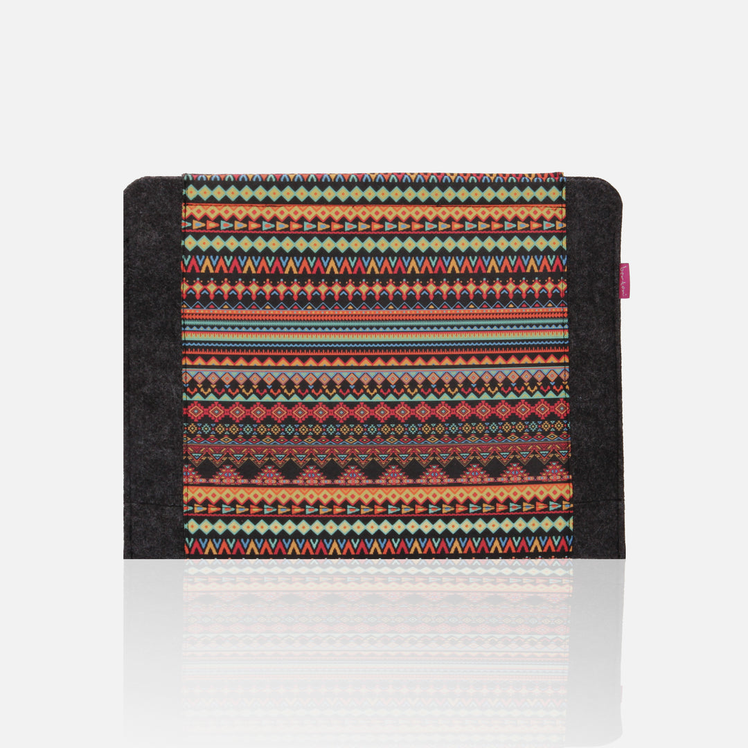 Laptop Sleeve Tasche für Notebook Notebookhülle Notebooktasche Filzhülle Filztasche 15" Aztec
