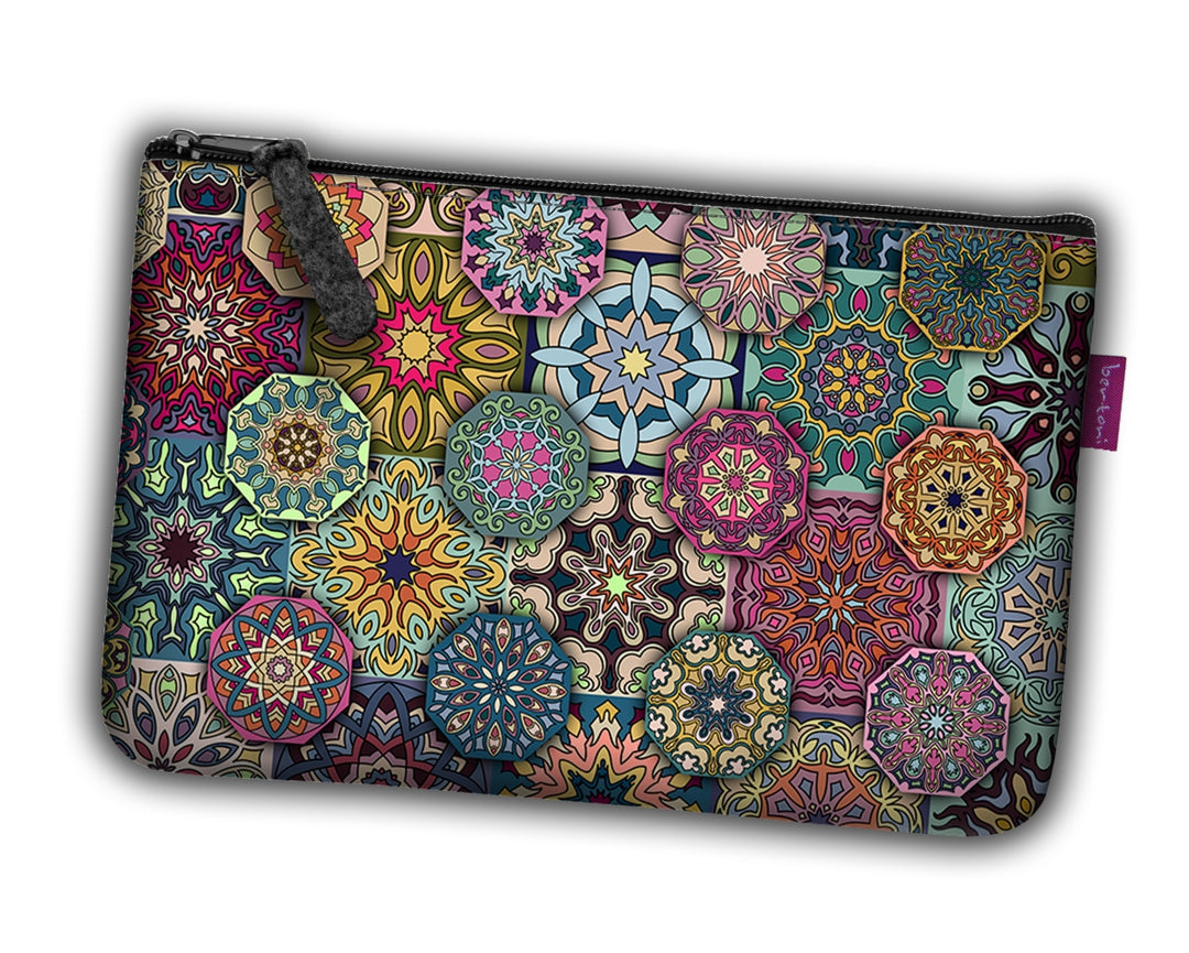 Taschenorganizer aus Filz Kulturbeutel mit Reißverschluss Kosmetiktasche für Make-Up Organizer Valencia
