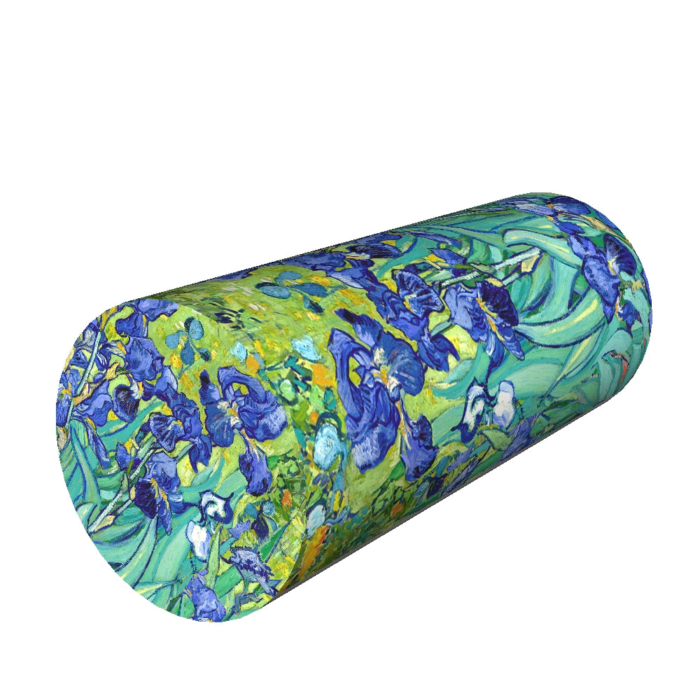 Nackenkissen Lendenrolle 40x15cm Kissen Stützkissen Rolle Thermoaktiver Schaum Rollenkissen Iris