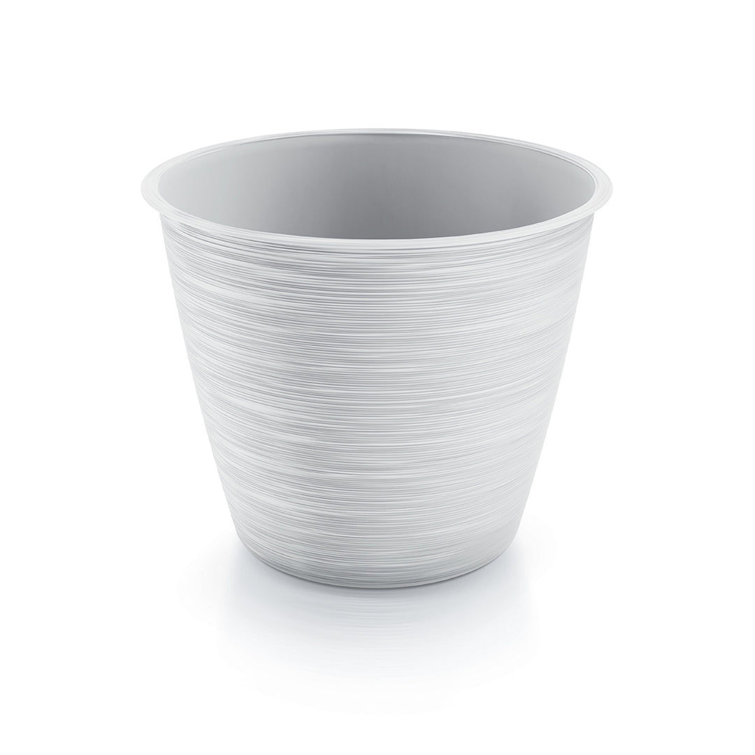 Furu Blumentopf für Innen- und Außenbereich UV-Beständig Rund Kunststoff DFO200-S449 weiß