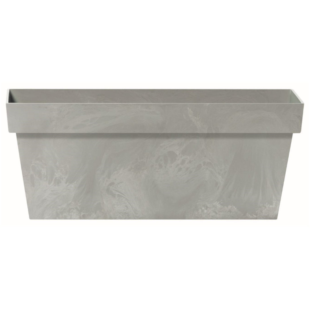 Cube Case Beton Effect Blumenkasten für Innen- und Außenbereich Rechteckig Blumentopf UV-beständig 587x264x236mm Beton