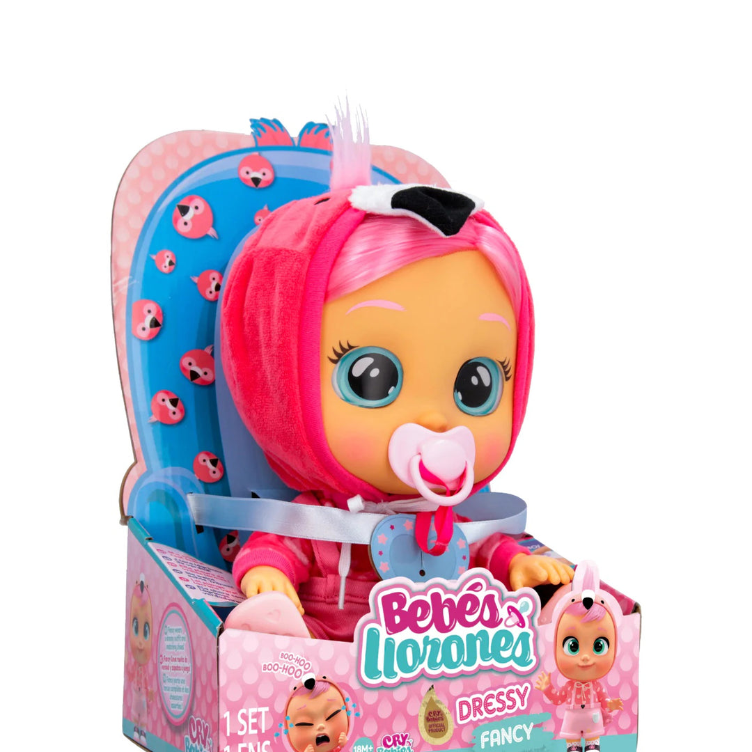 Spielpuppe Puppe Cry Babies Dressy Fancy, IMC081918