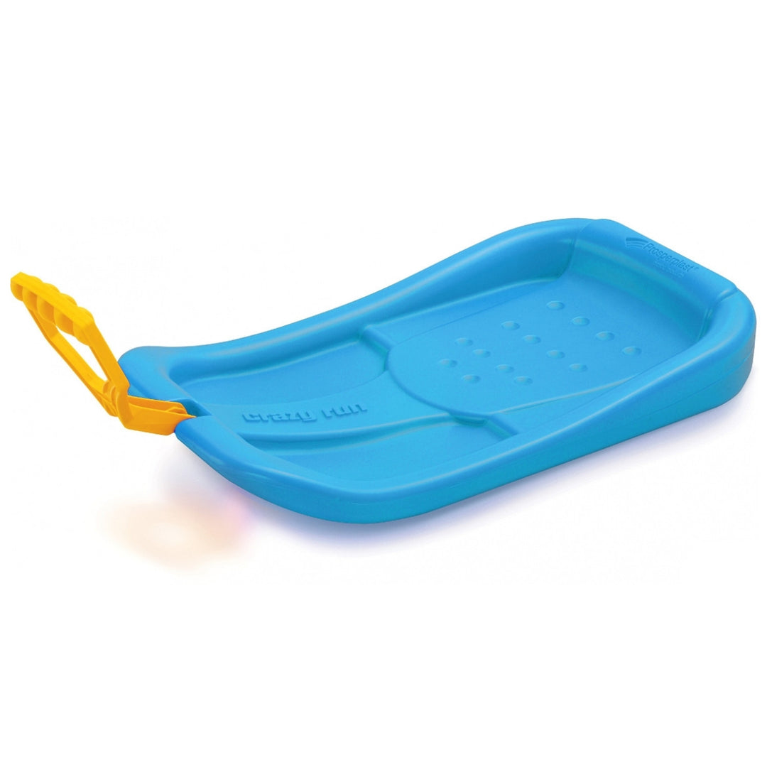 Rutschteller Schneerutscher Schlitten Crazy Run aus Kunststoff Kinderbob Schnee blau