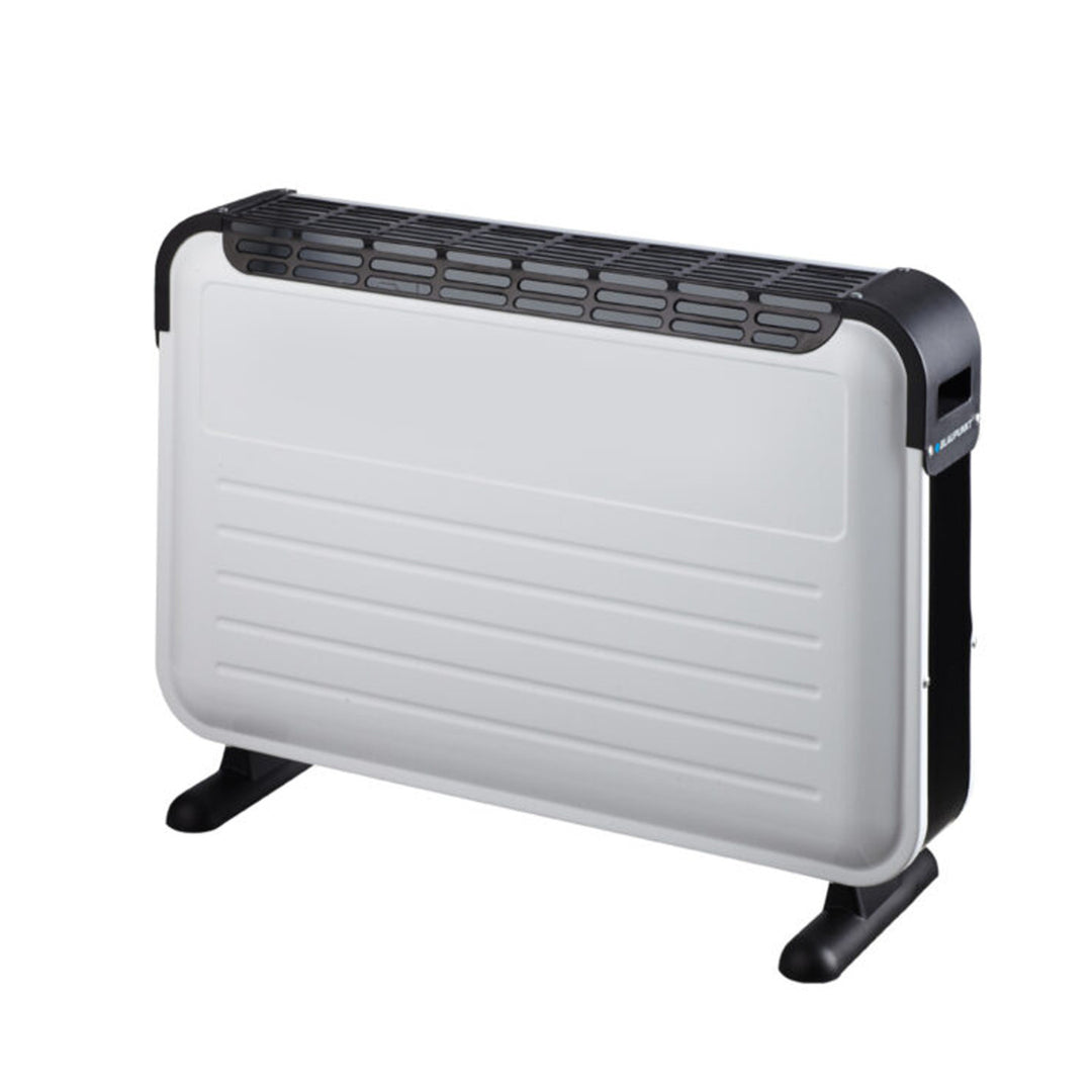 HCO501 Elektroheizung Konvektor-Heizung mit Turbofunktion Konvektor-Heizgerät Drei Heizstufen (750, 1250, 2000 W) Temperaturregelung mit Thermostatknopf