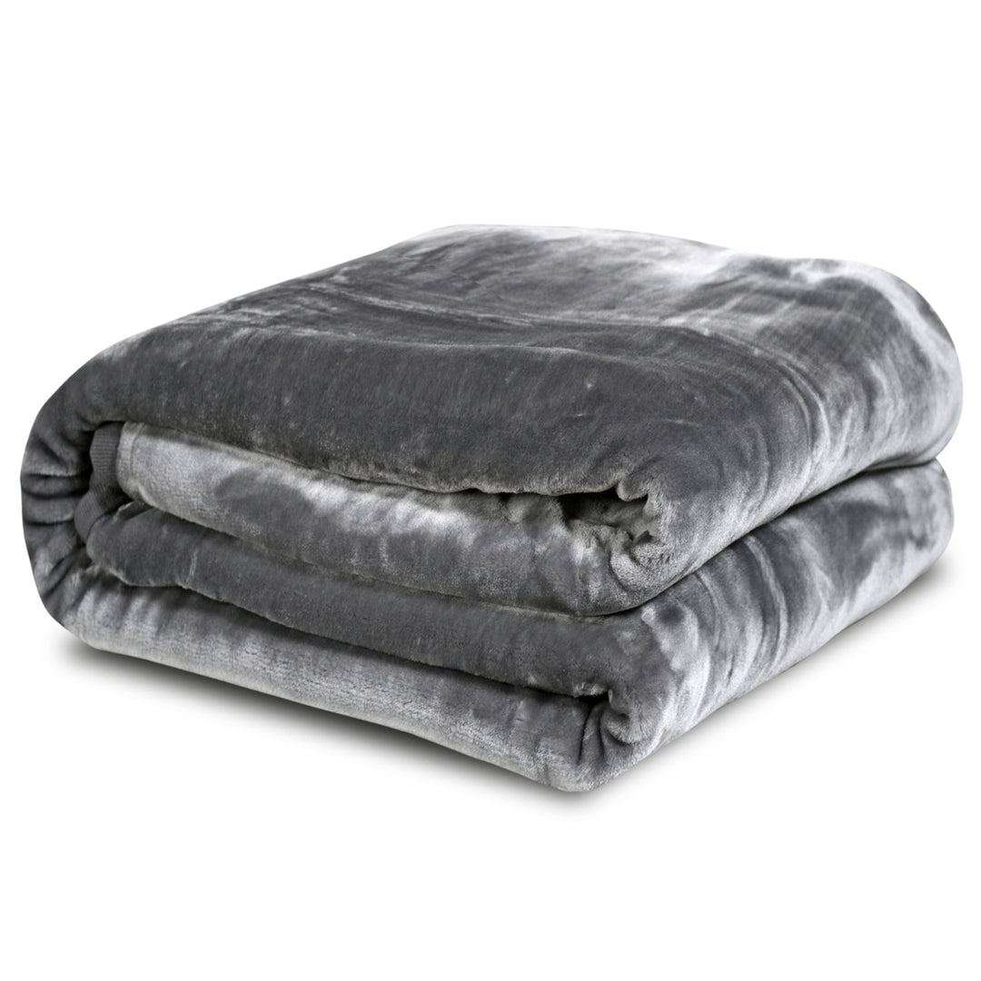 Medicline Dicke Decke Antiallergischer Stoff, Gewicht: 570 g/m2 Glatte Decke aus hochwertigen Fasern (160 x 200 cm, Grau)